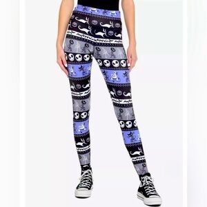 The Nightmare Before Christmas Fair Isle Leggings